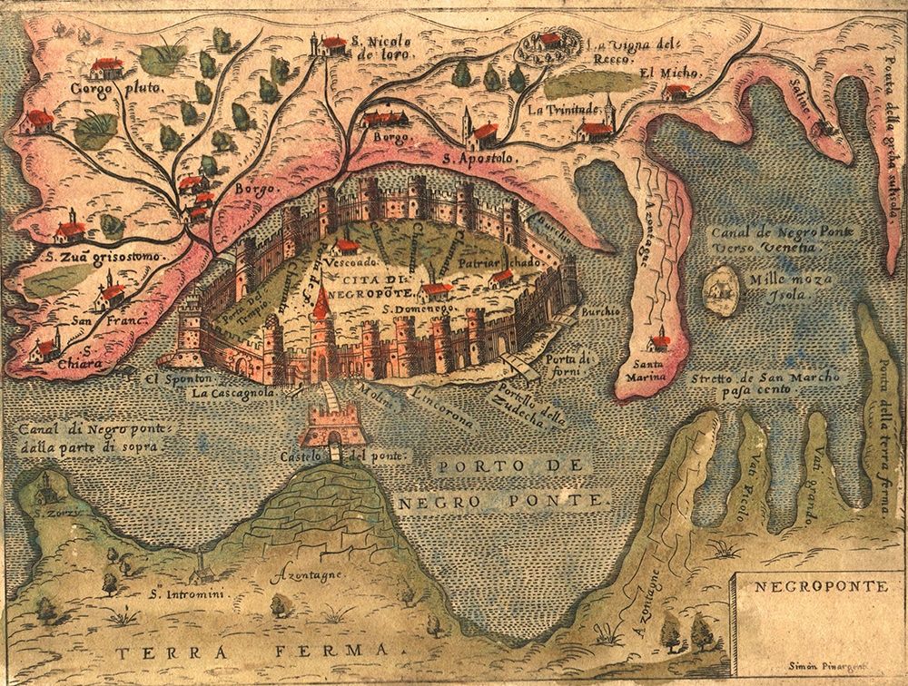 Island Khalkis Dalmatia art print by Pinargenti for $57.95 CAD