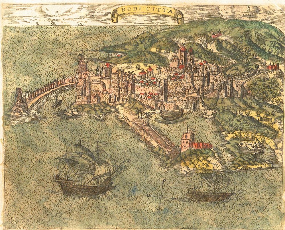 Rhodes Greece art print by Pinargenti for $57.95 CAD
