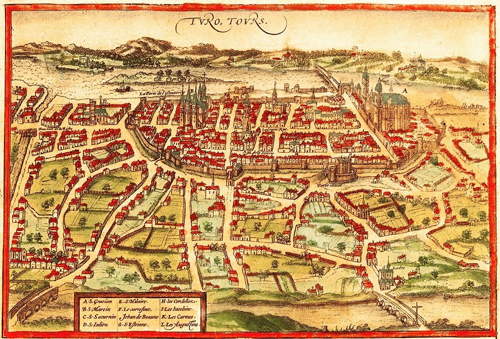Toulon France art print by Braun Hogenberg for $57.95 CAD