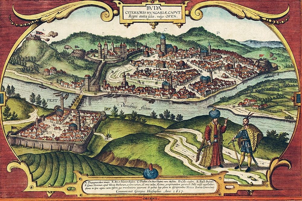 Buda Hungary art print by Braun Hogenberg for $57.95 CAD