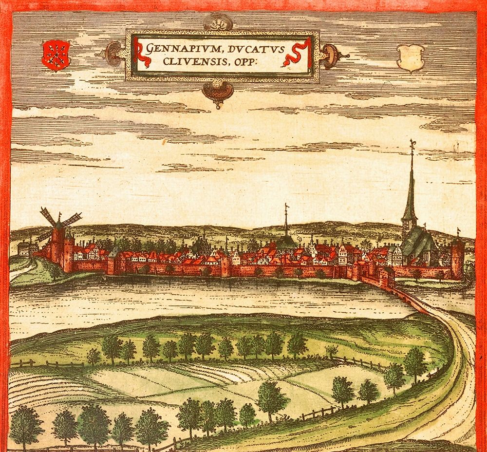 Gennep Netherlands art print by Braun Hogenberg for $57.95 CAD