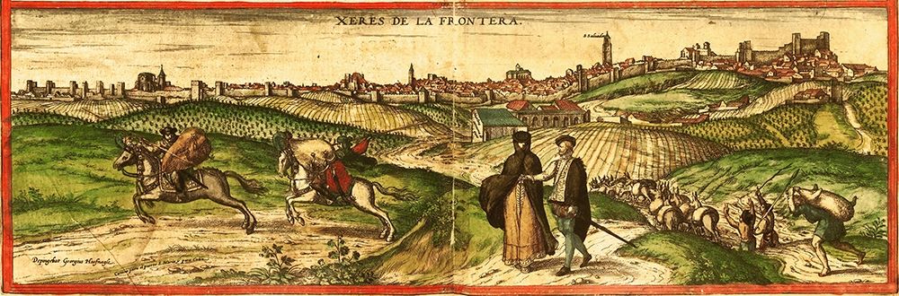 Spain art print by Braun Hogenberg for $57.95 CAD