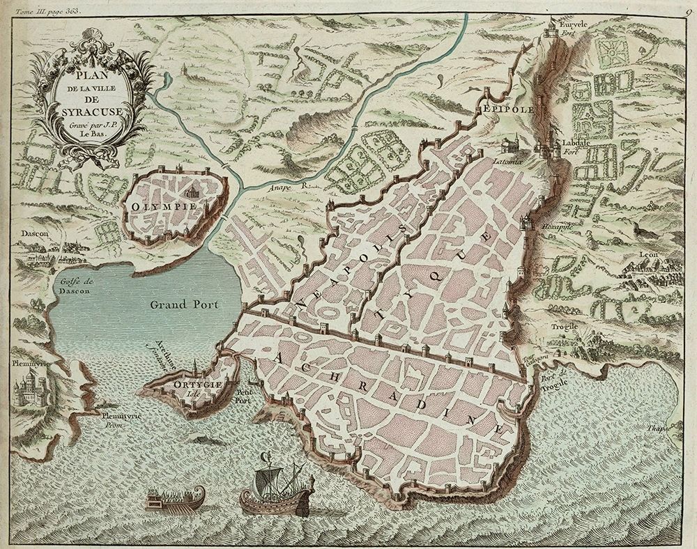 Sicily art print by Braun Hogenberg for $57.95 CAD