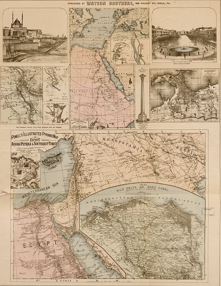 Egypt Arabia Petræa and Southeastern Turkey art print by George May Powell for $57.95 CAD