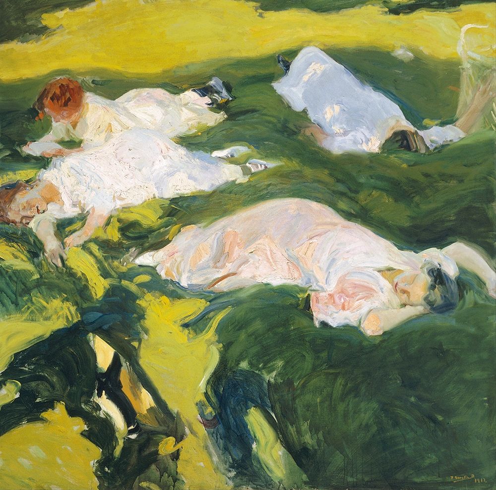 La Siesta art print by Joaquin Sorolla for $57.95 CAD