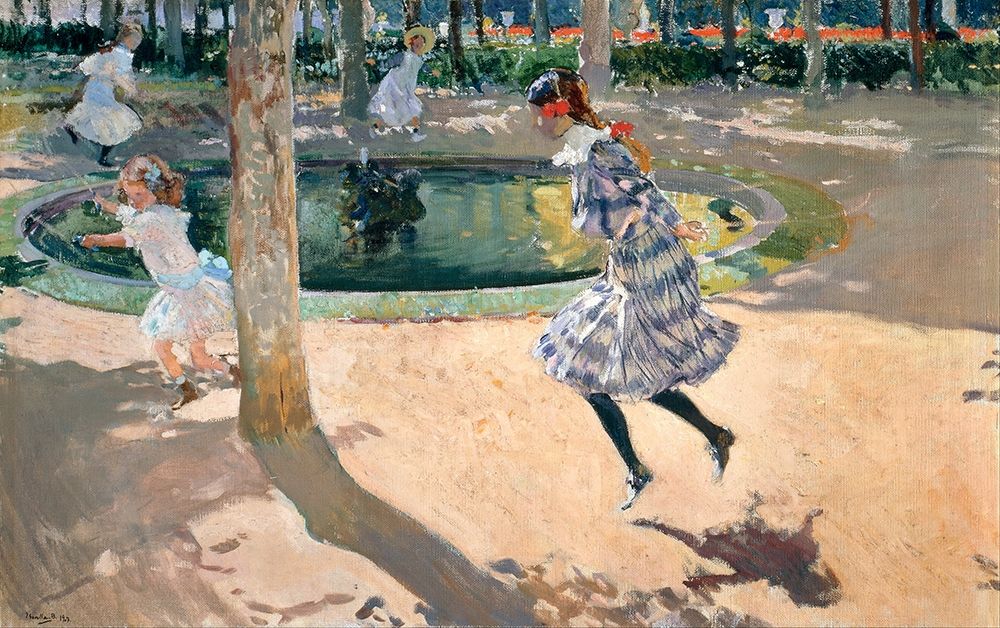 The Skipping Rope art print by Joaquin Sorolla for $57.95 CAD