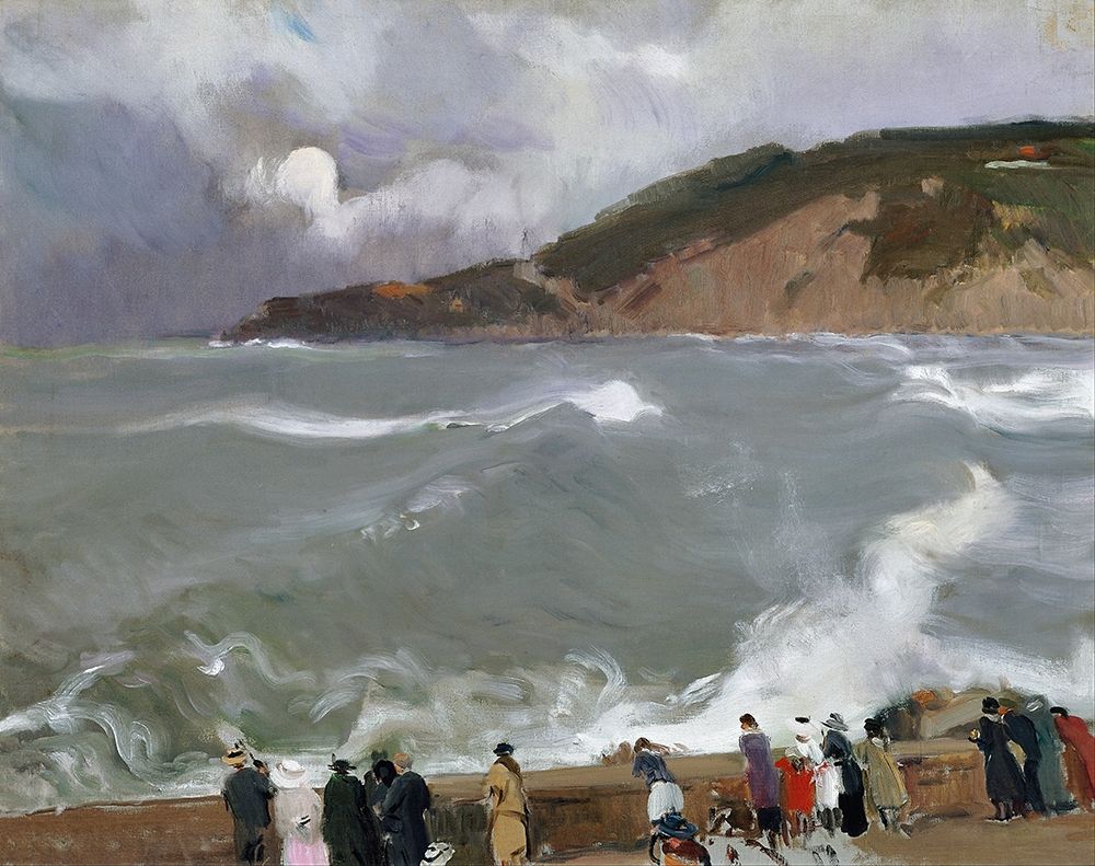 Breakwater-San Sebastian art print by Joaquin Sorolla for $57.95 CAD