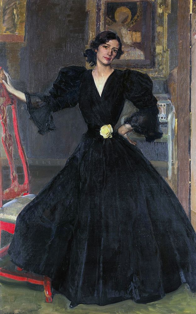 Senora de Sorolla art print by Joaquin Sorolla for $57.95 CAD