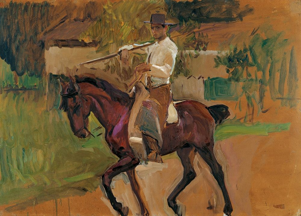 Garrochista art print by Joaquin Sorolla for $57.95 CAD