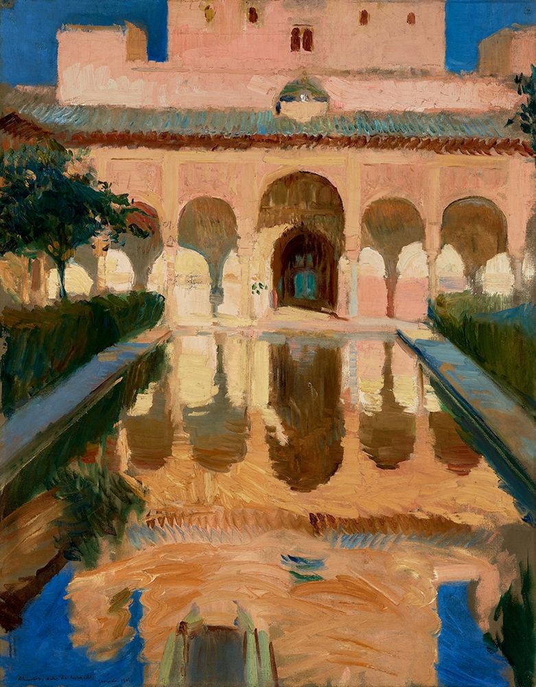 Hall of the Ambassadors-Alhambra-Granada art print by Joaquin Sorolla for $57.95 CAD