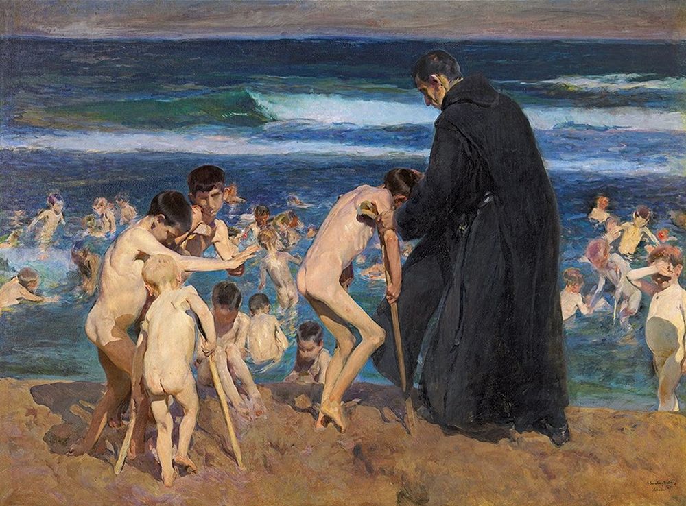 Sad Inheritance art print by Joaquin Sorolla for $57.95 CAD