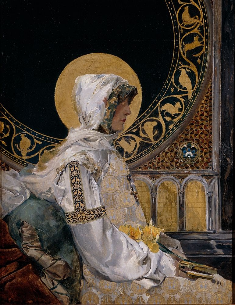 In Prayer art print by Joaquin Sorolla for $57.95 CAD
