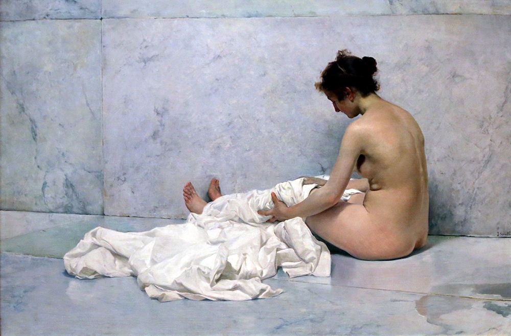 Naked art print by Joaquin Sorolla for $57.95 CAD