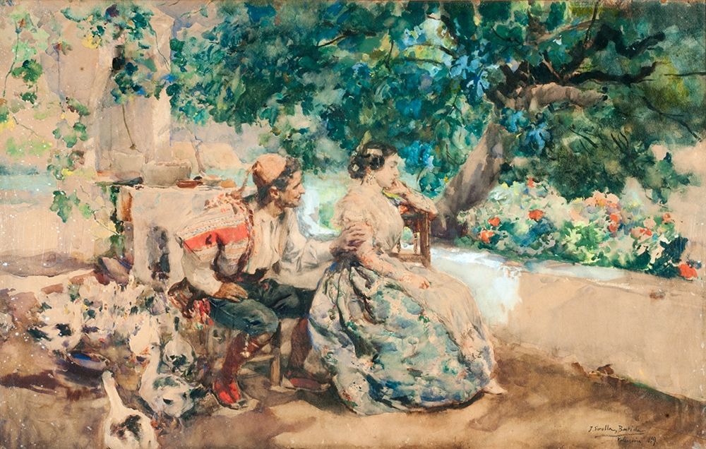 Summer cloud art print by Joaquin Sorolla for $57.95 CAD