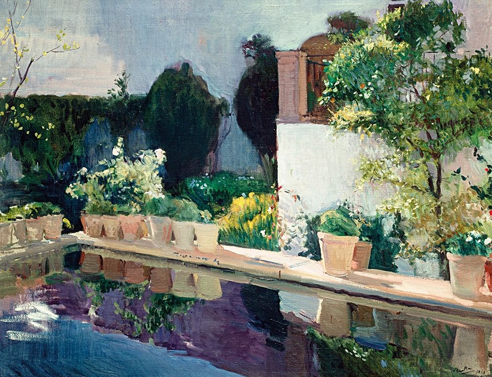 Royal Gardens in Seville art print by Joaquin Sorolla for $57.95 CAD