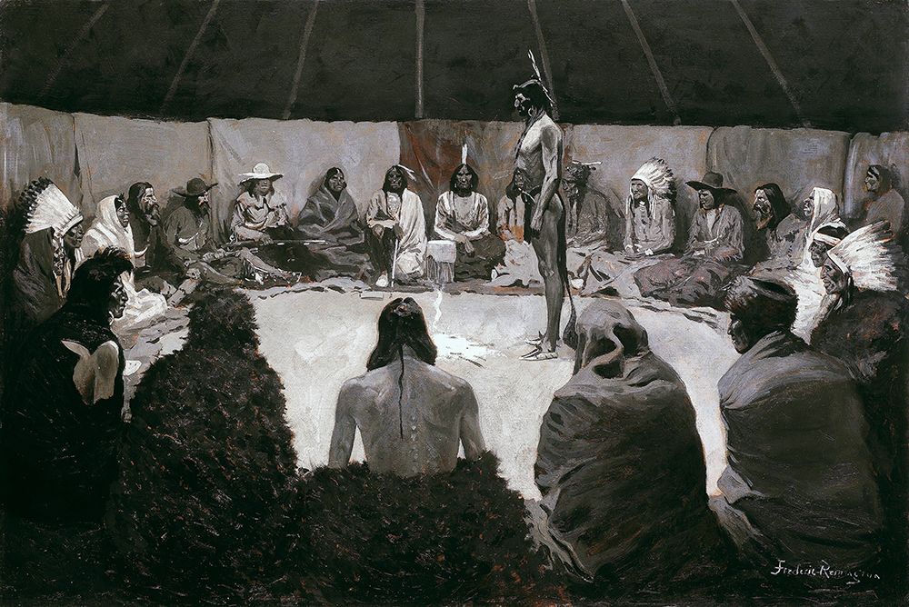 I Will Tell the White Man art print by Frederic Remington for $57.95 CAD