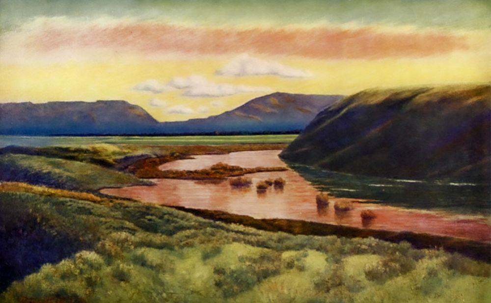 Eastwood from camp from Rod Gun and Perch 1914 art print by James Blomfield for $57.95 CAD
