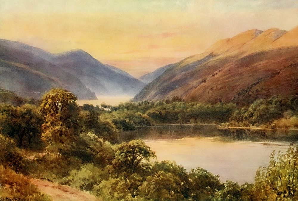 Blue Lake-Lake County-California 1914 art print by Sutton Palmer for $57.95 CAD