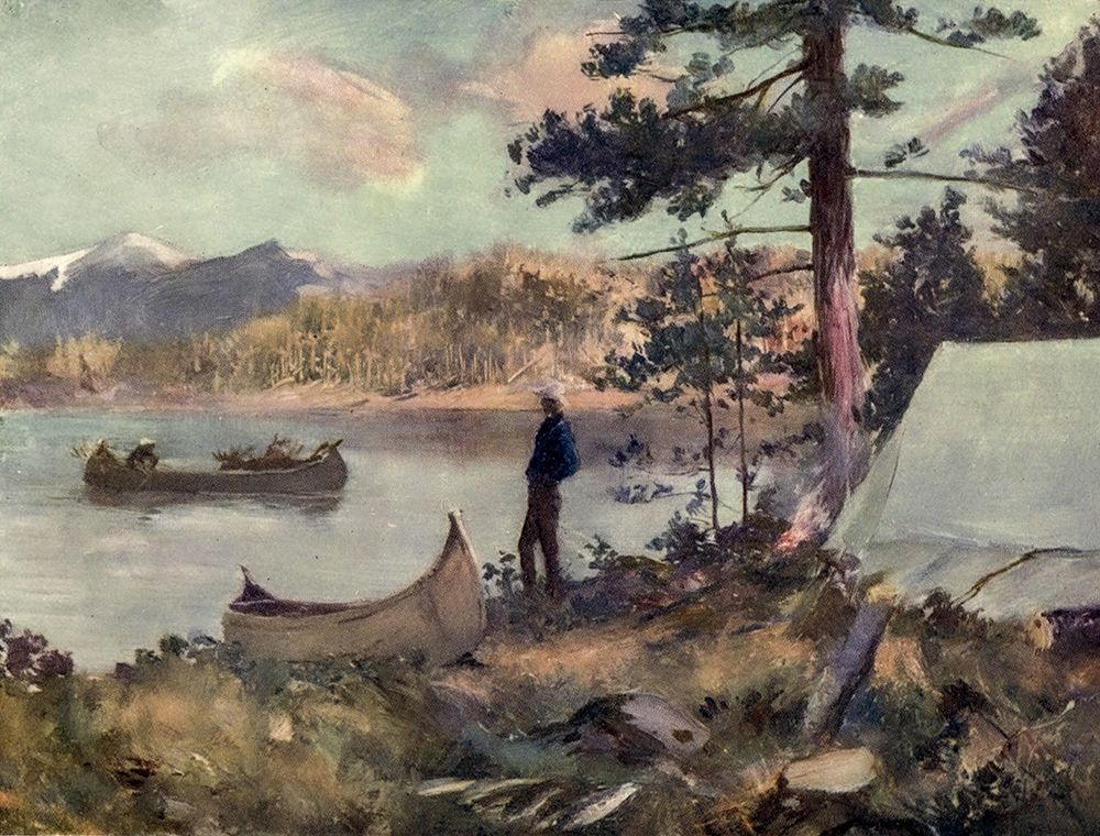 A Sportmans Camp art print by Canadian Pacific Railway for $57.95 CAD
