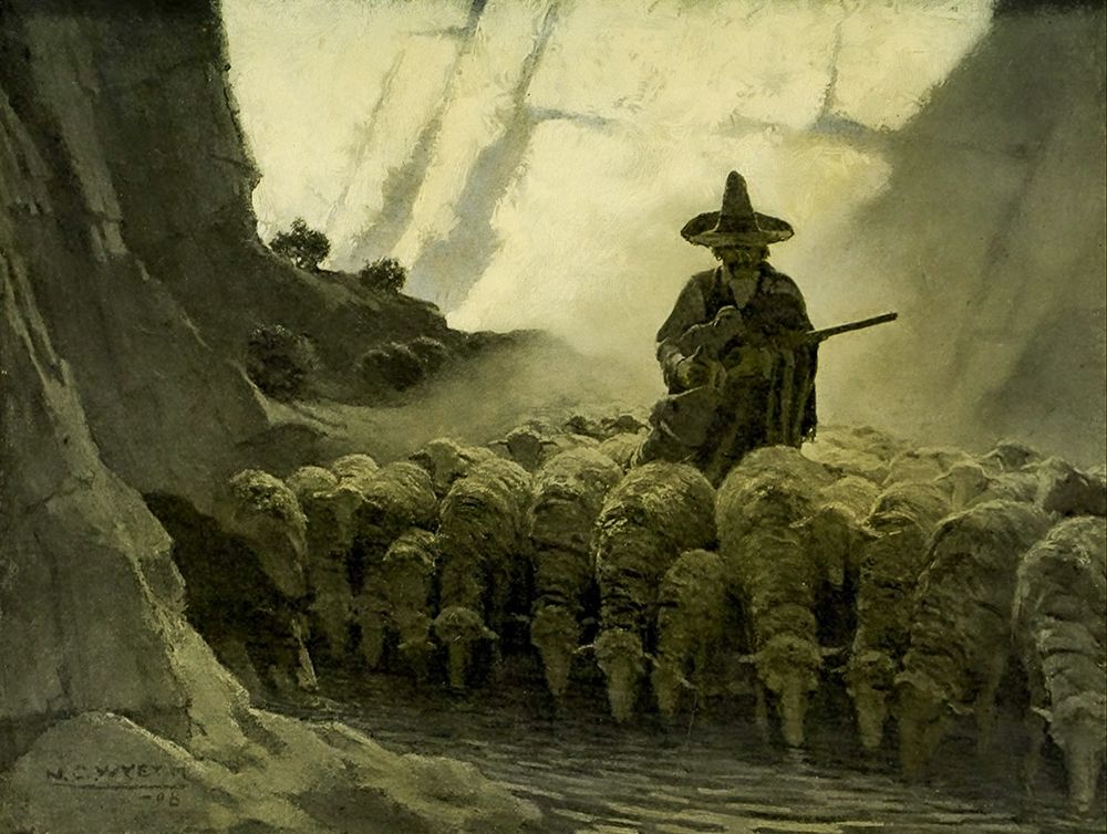 The Mexican Greaser art print by Newell Wyeth for $57.95 CAD
