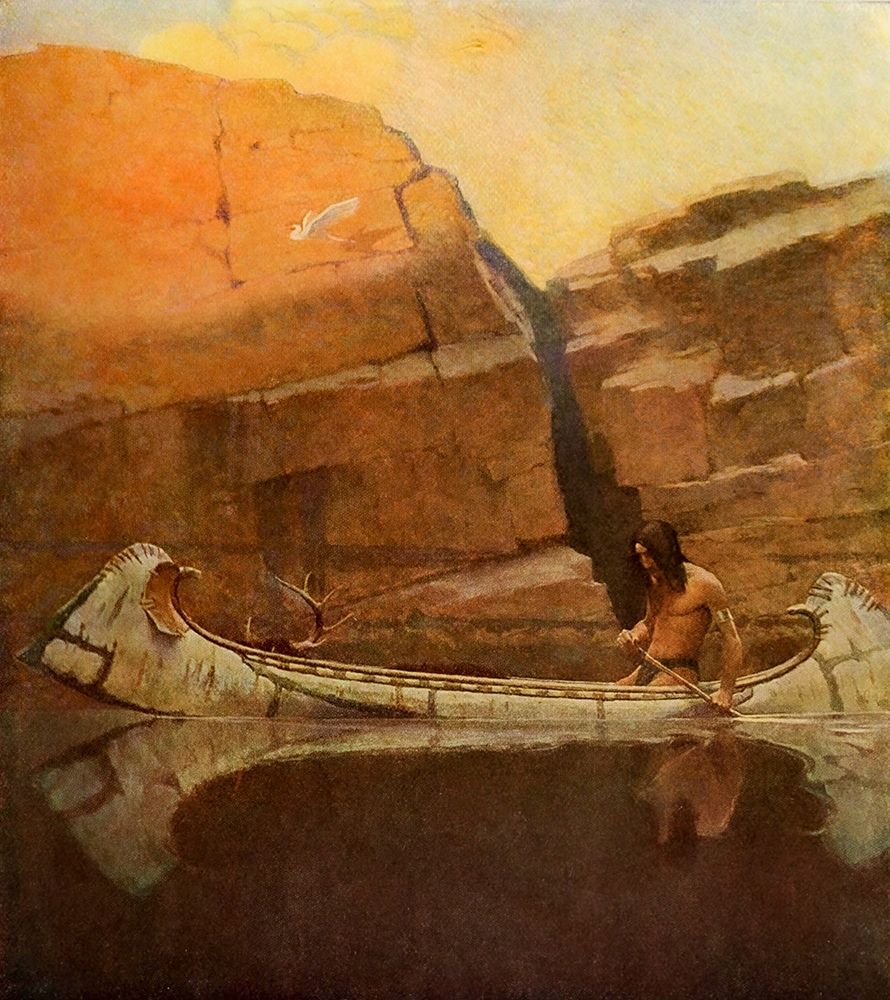 Moods-Autumn art print by Newell Wyeth for $57.95 CAD