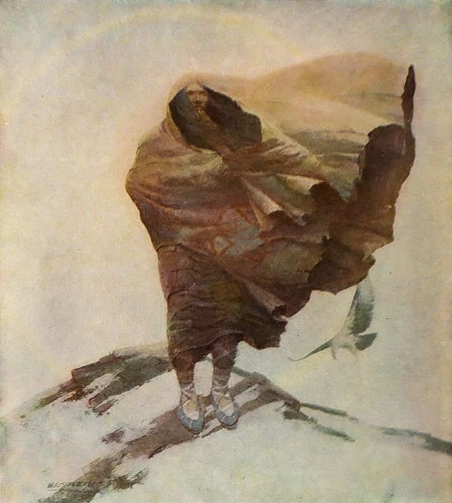 Moods-Winter art print by Newell Wyeth for $57.95 CAD