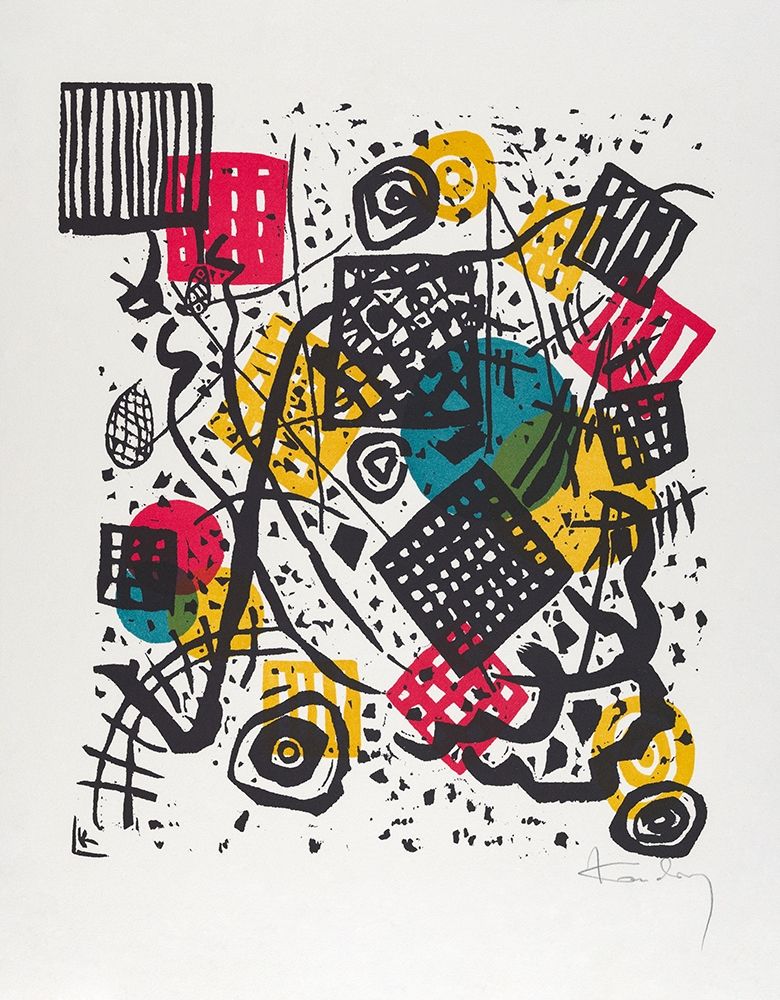 Kleine Welten V-Small Worlds V 1922 art print by Wassily Kandinsky for $57.95 CAD