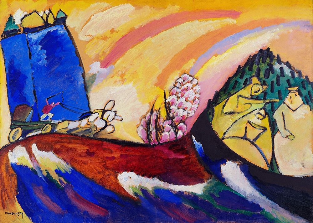 Painting with Troika 1911 art print by Wassily Kandinsky for $57.95 CAD