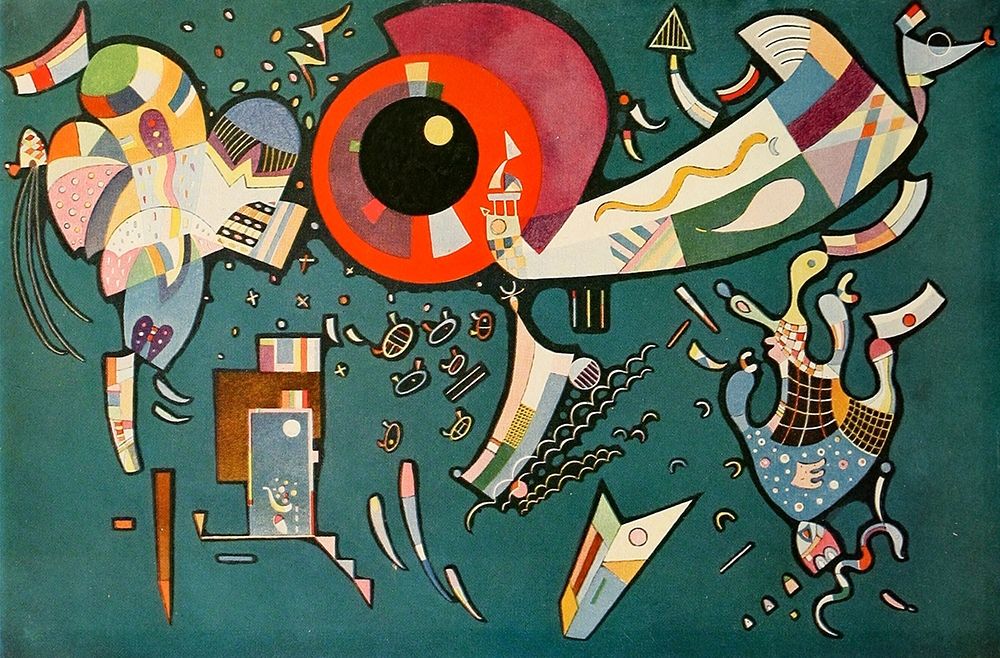 Around the Circle no.677 1940 art print by Wassily Kandinsky for $57.95 CAD