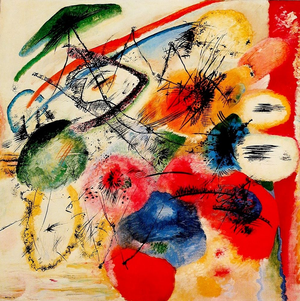 Black Lines 1913 art print by Wassily Kandinsky for $57.95 CAD