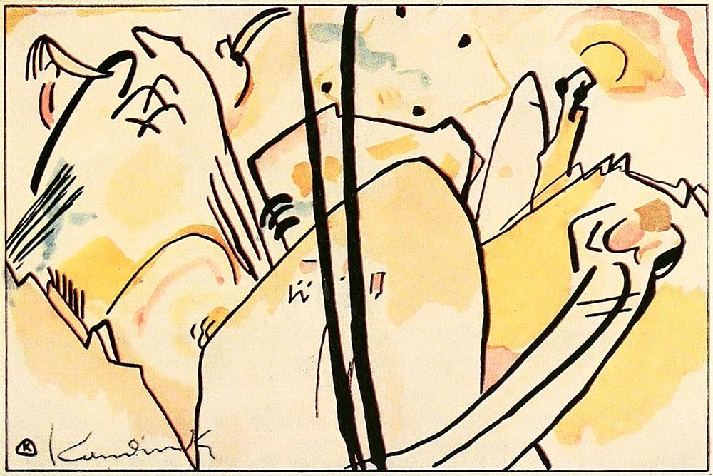 Bright Air no.13 1902 art print by Wassily Kandinsky for $57.95 CAD