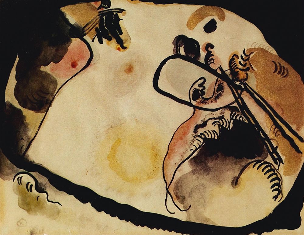 Bronze 1911-12 art print by Wassily Kandinsky for $57.95 CAD