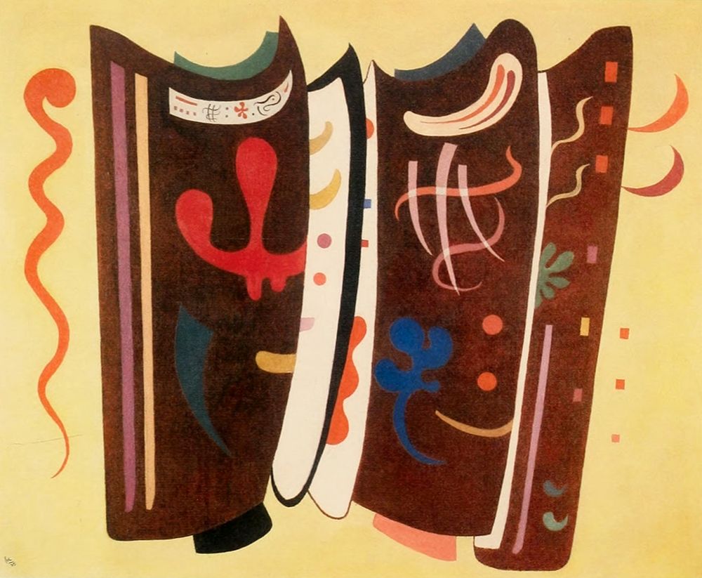 Brown with supplement 1935 art print by Wassily Kandinsky for $57.95 CAD