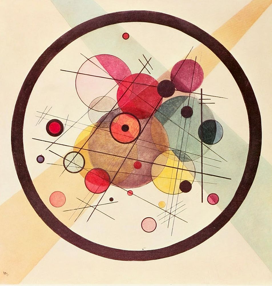 Circles in a Circle 1923 art print by Wassily Kandinsky for $57.95 CAD