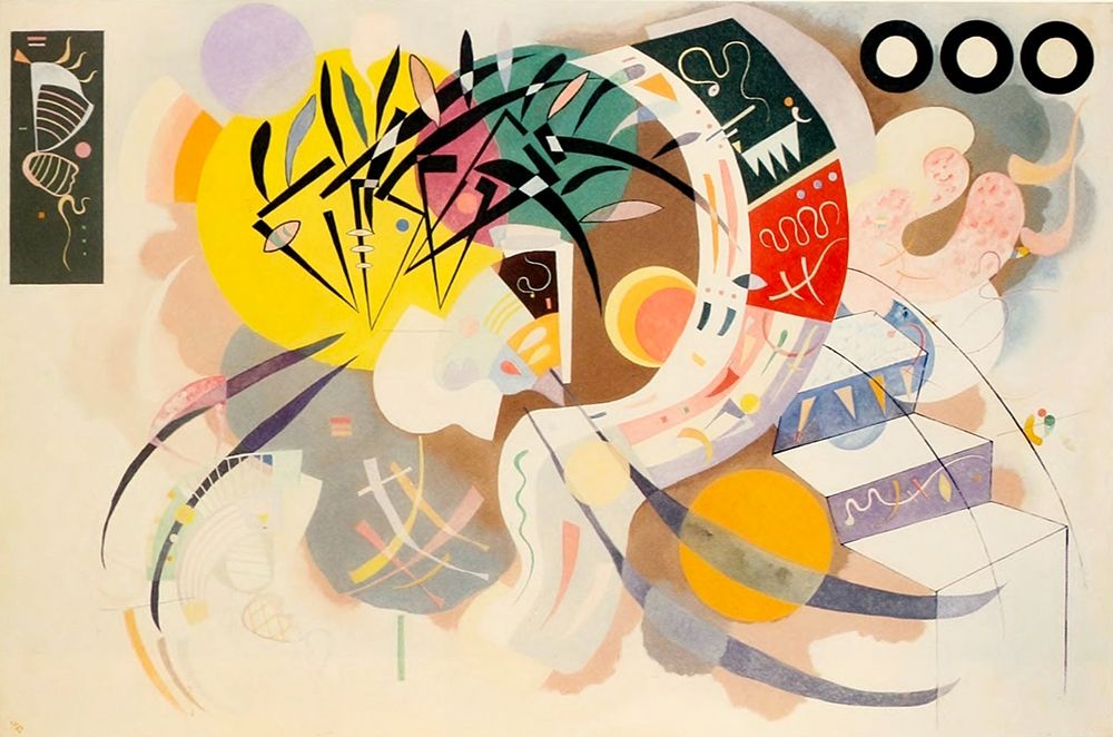 Dominant curve 1936 art print by Wassily Kandinsky for $57.95 CAD