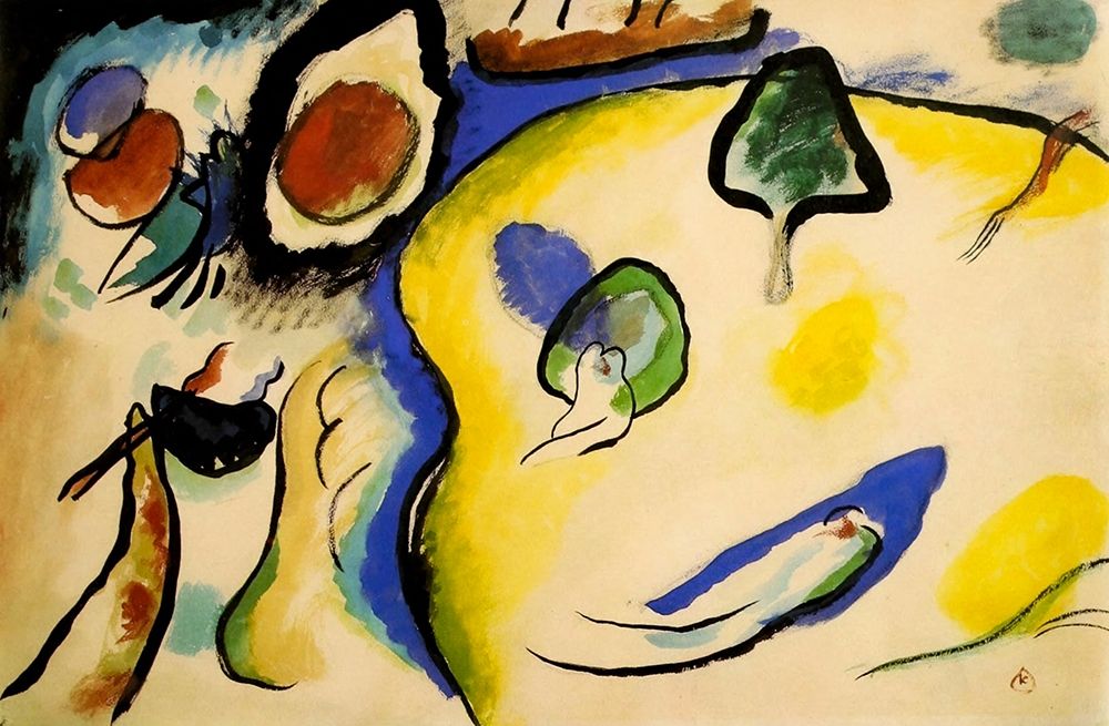 Improvisation no.25 1912 art print by Wassily Kandinsky for $57.95 CAD