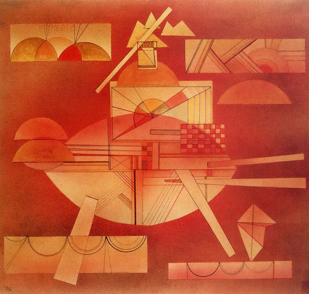 In the Heavy Red 1928 art print by Wassily Kandinsky for $57.95 CAD