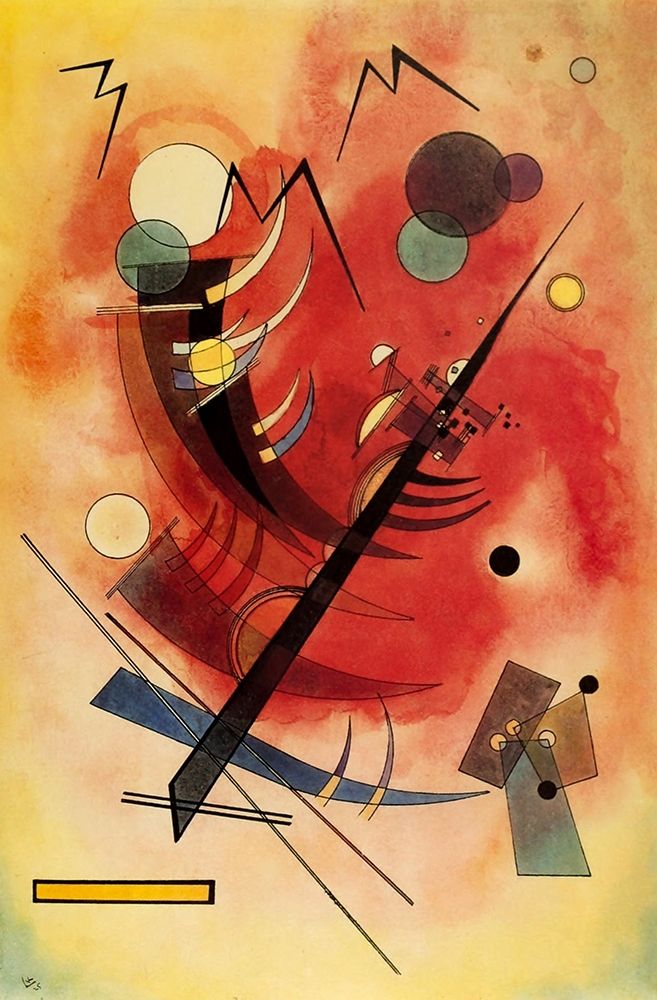 Inner Simmering 1925 art print by Wassily Kandinsky for $57.95 CAD