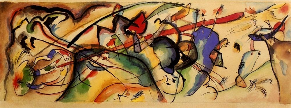Picture with white border 1913 art print by Wassily Kandinsky for $57.95 CAD