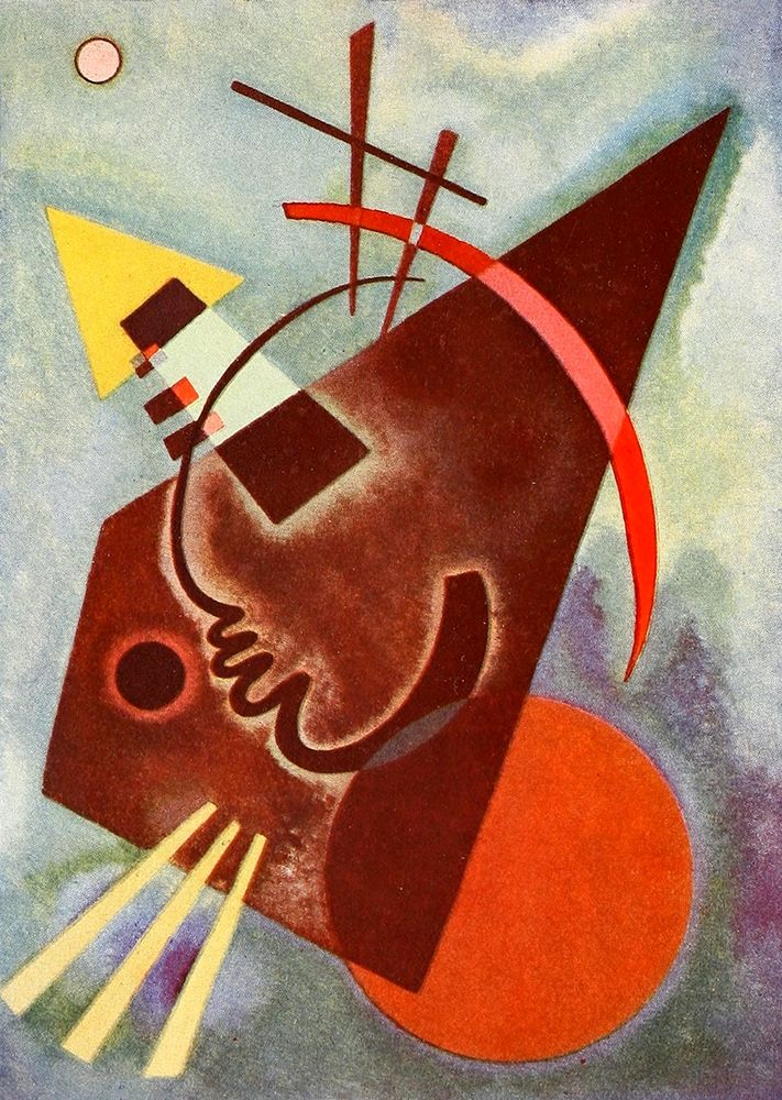 Pointed and Round art print by Wassily Kandinsky for $57.95 CAD