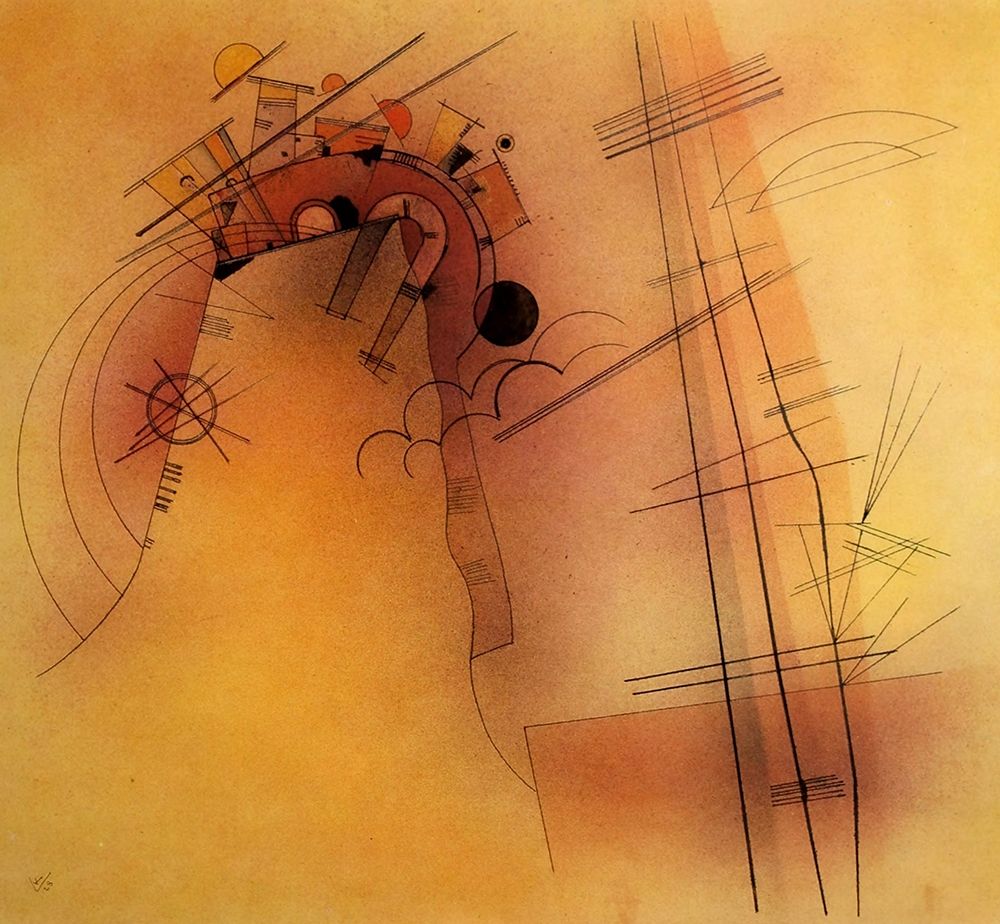 Radiance 1928 art print by Wassily Kandinsky for $57.95 CAD