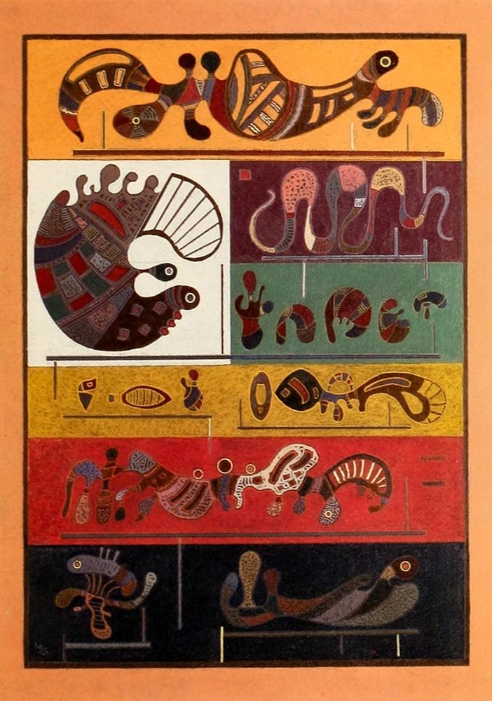 Seven 1943 art print by Wassily Kandinsky for $57.95 CAD