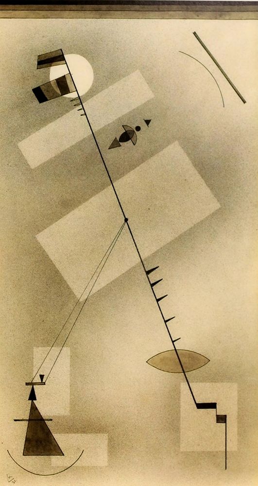 Taut Line 1931 art print by Wassily Kandinsky for $57.95 CAD