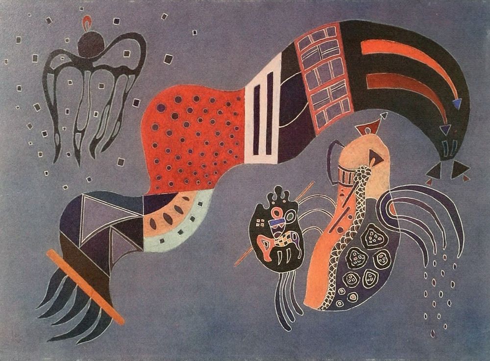 Tempered Elan 1944 art print by Wassily Kandinsky for $57.95 CAD