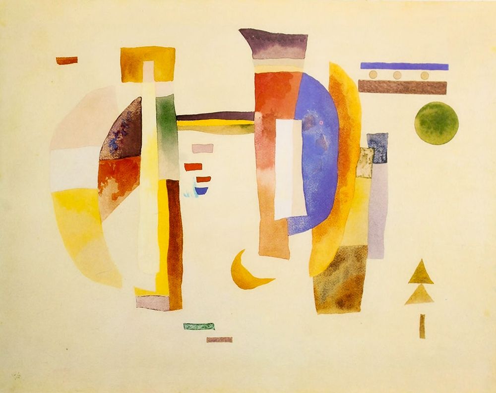 The Bridge 1932 art print by Wassily Kandinsky for $57.95 CAD