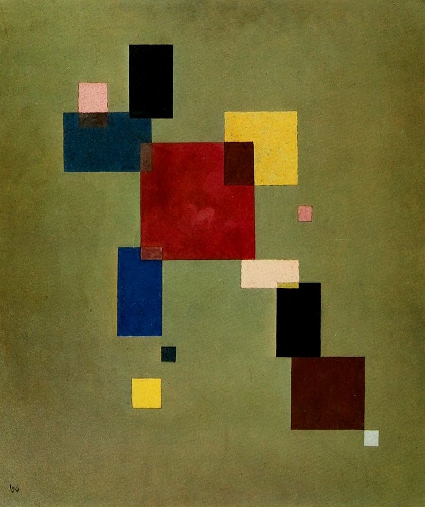 Thirteen Rectangles 1930 art print by Wassily Kandinsky for $57.95 CAD