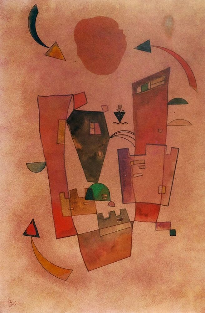 Three Arrows 1931 art print by Wassily Kandinsky for $57.95 CAD