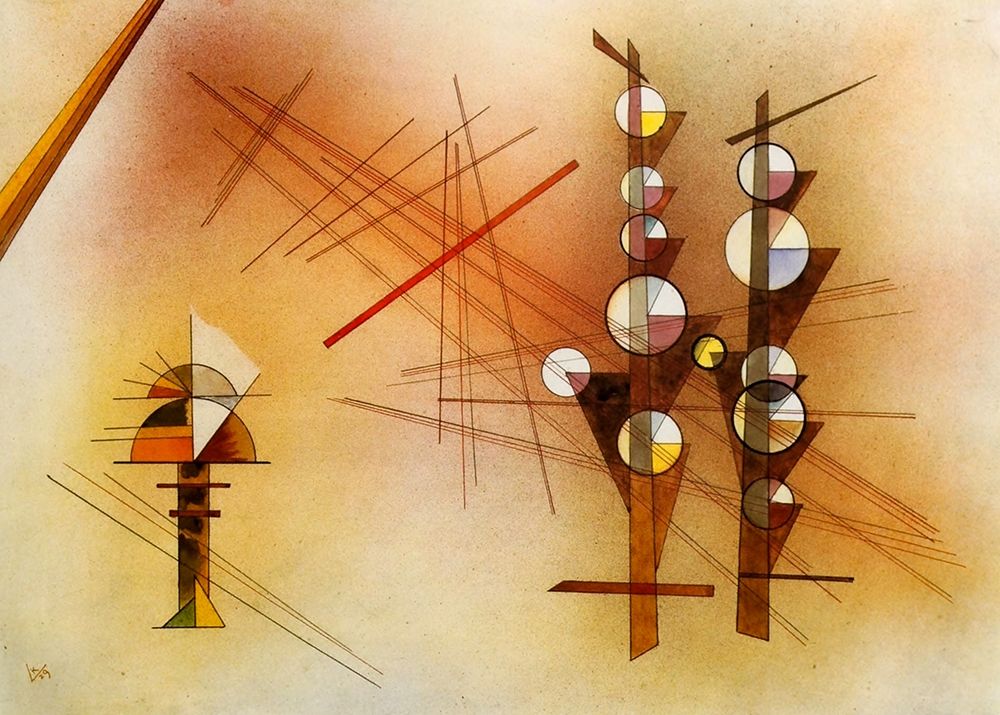 Unshaken 1929 art print by Wassily Kandinsky for $57.95 CAD
