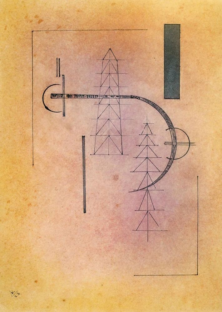 Vertical Accent 1928 art print by Wassily Kandinsky for $57.95 CAD