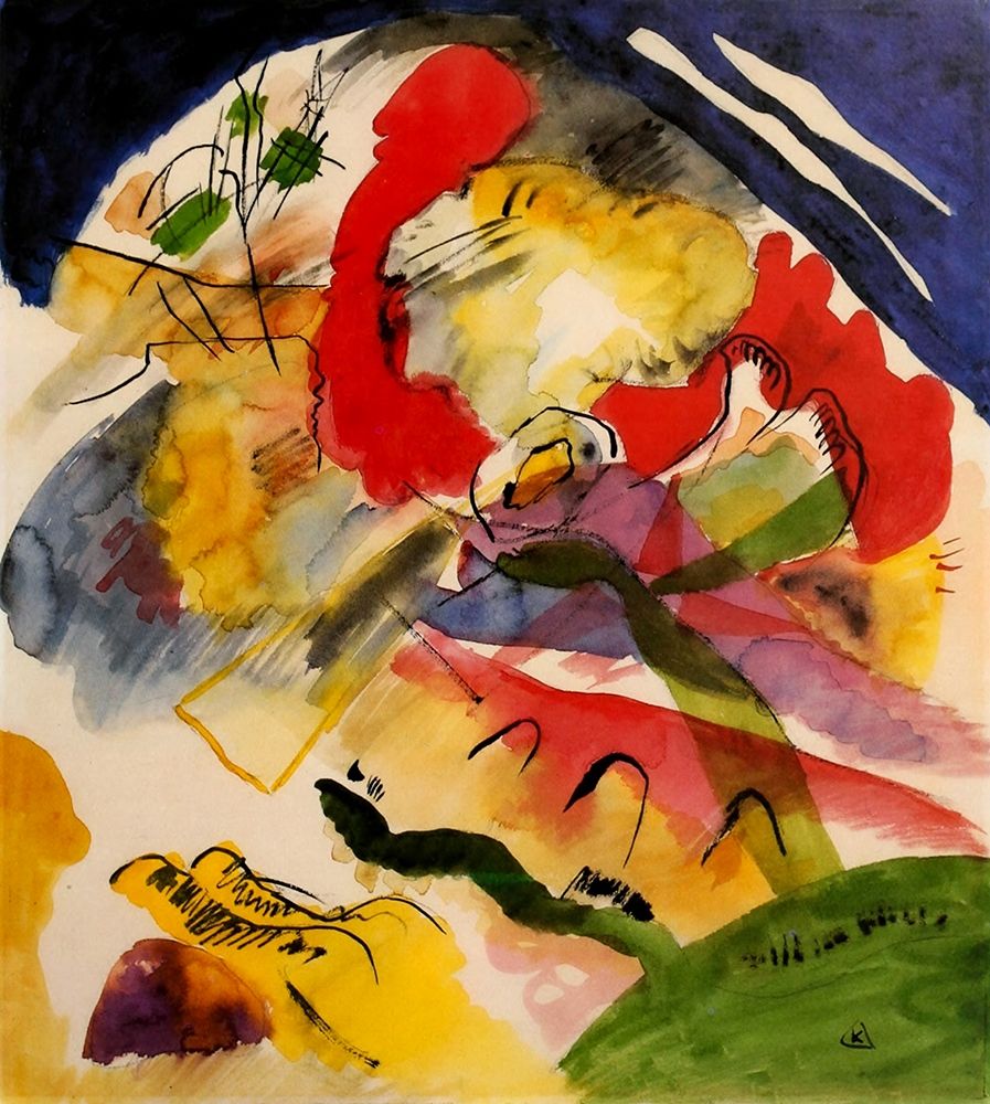 White Lines 1913 art print by Wassily Kandinsky for $57.95 CAD